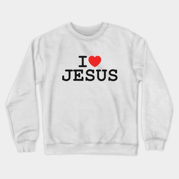 I heart JESUS Crewneck Sweatshirt by timlewis